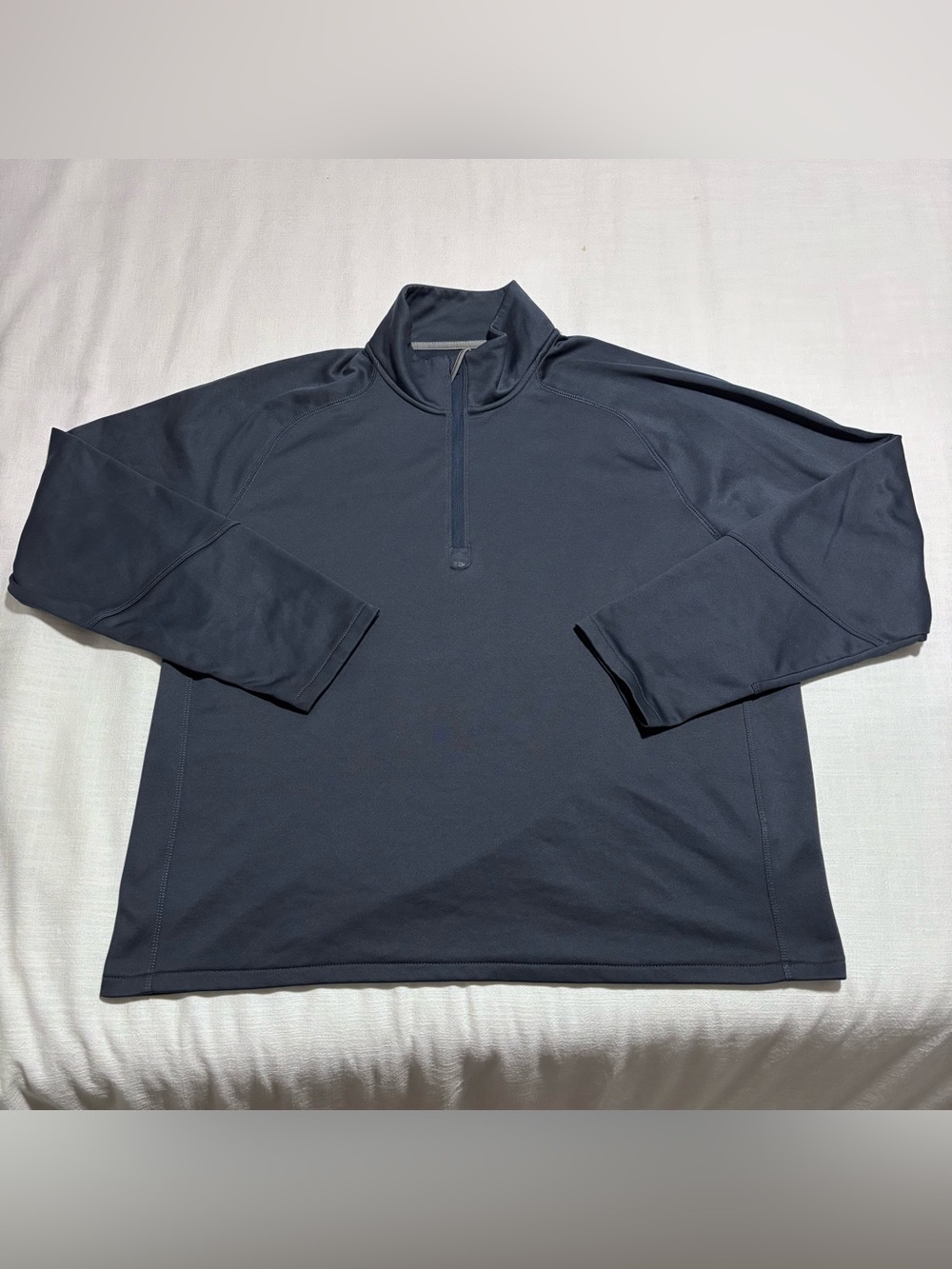 Men’s Timberland Fleece Lined 1/4 Zip Pullover | Navy Blue | Size 2XL